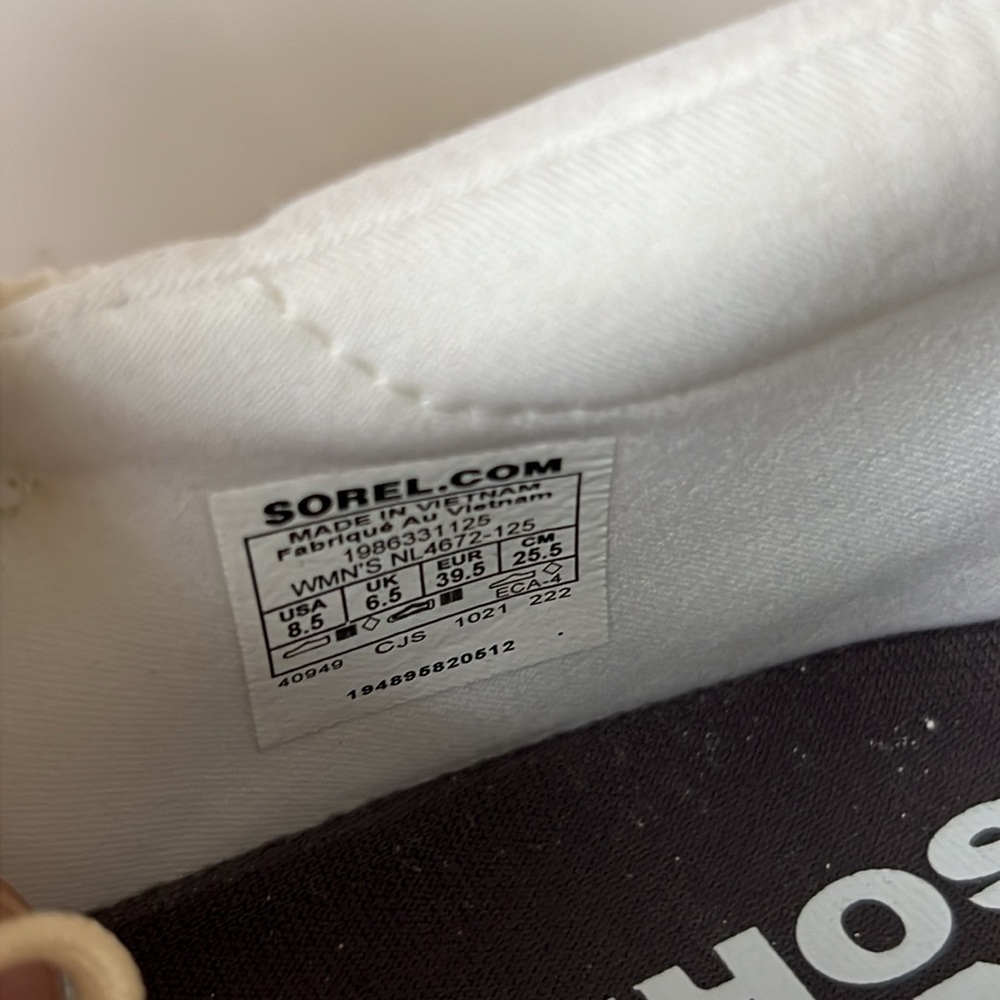 Sorel Women’s Explorer Blitz Stride Lace Sneaker Sea Salt, Vapor size  9 - Picture 11 of 11